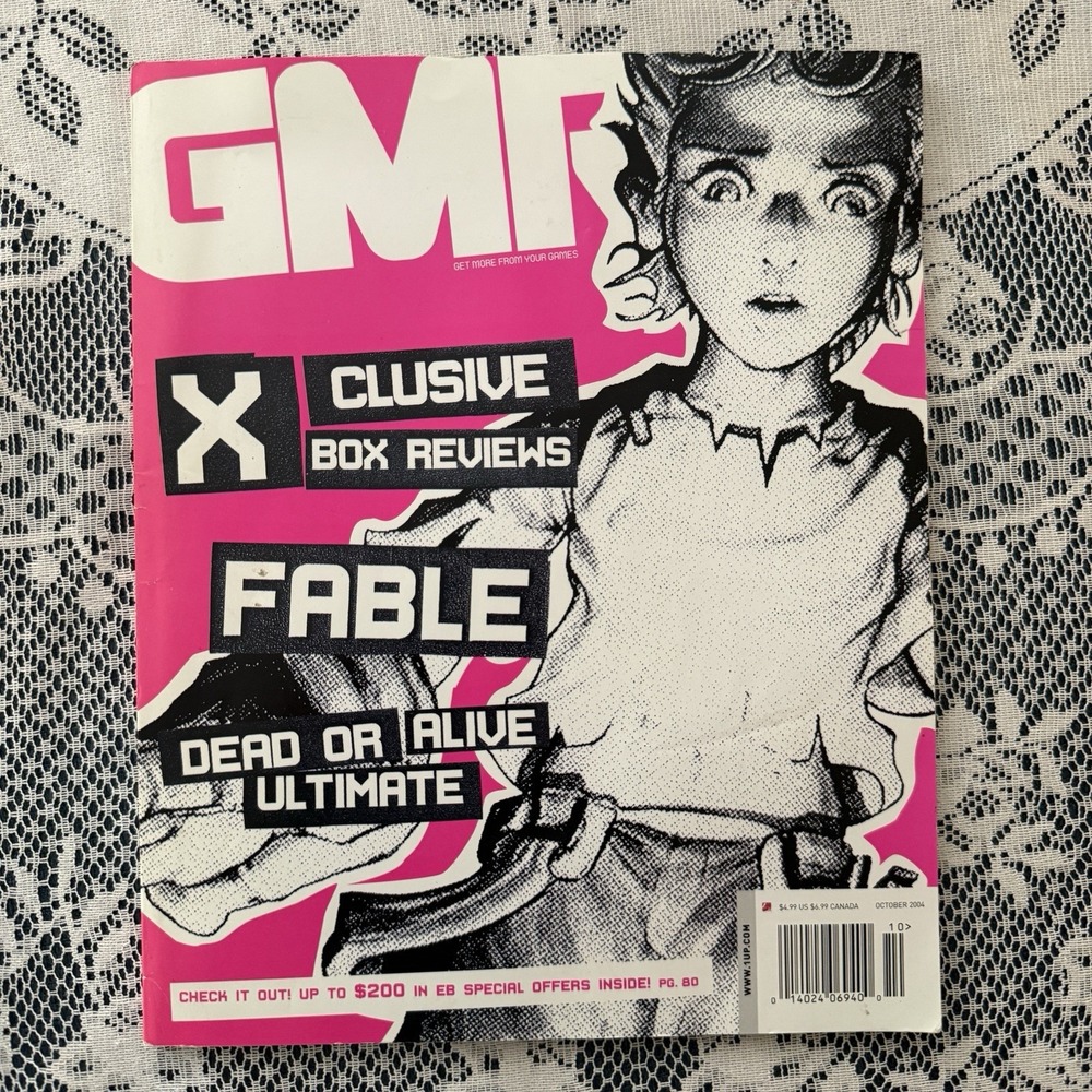 GMR Video Games Magazine #21 Oct 2004 Dead Or Alive / Fable / X-box